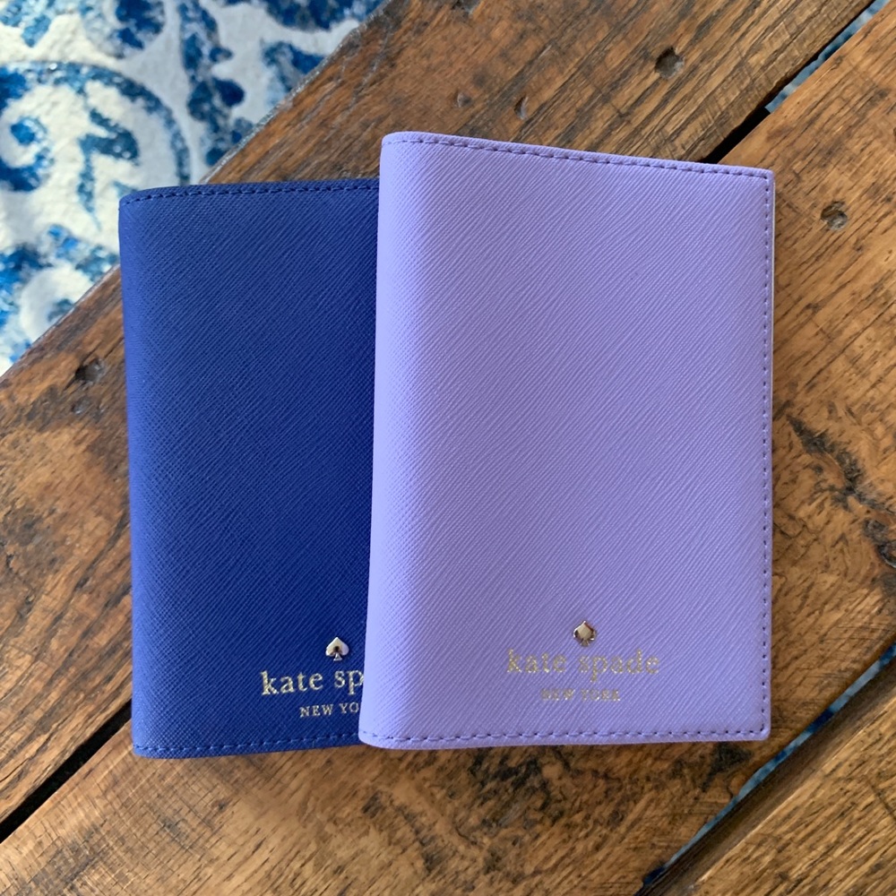 KATE SPADE Passport Holder NWT! Rare Blue Leather! FANTASTIC GIFT! - Picture 16 of 16